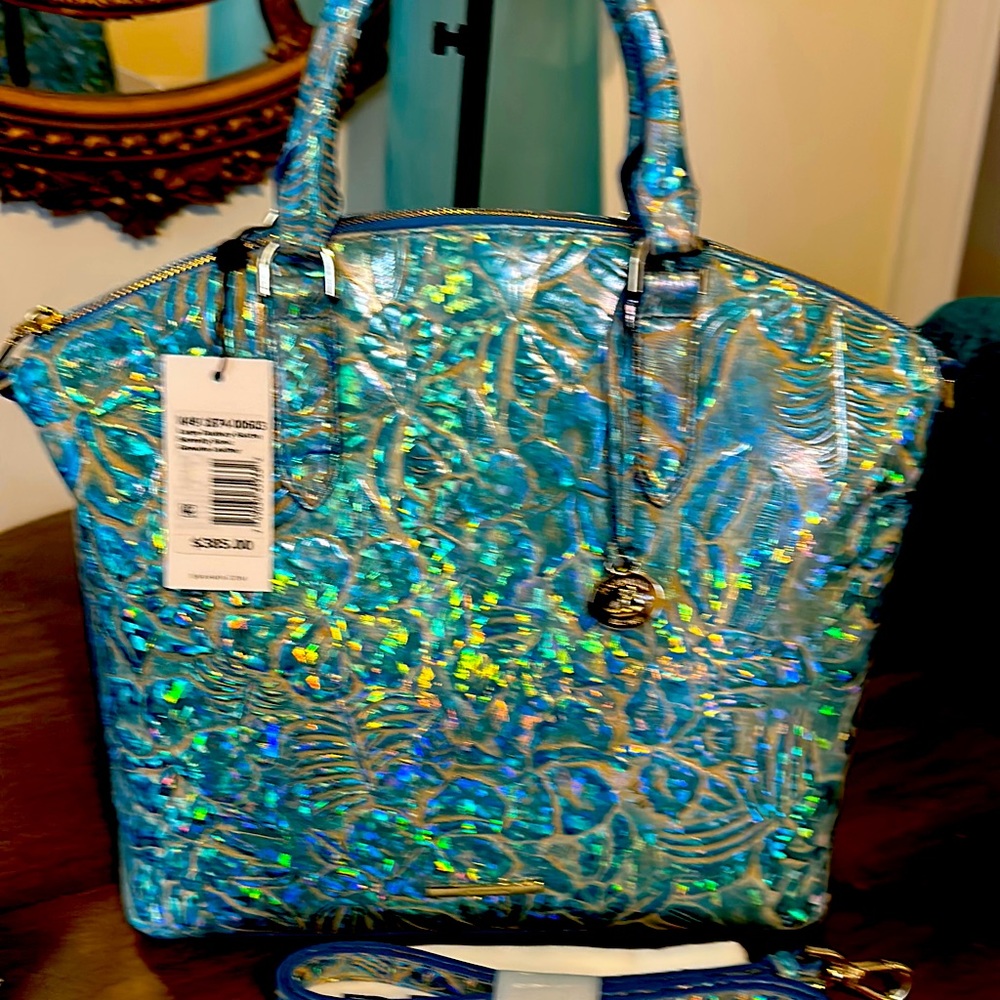 NWT Brahmin Large Duxbury  serenity sonic  Melbourne genuine leather